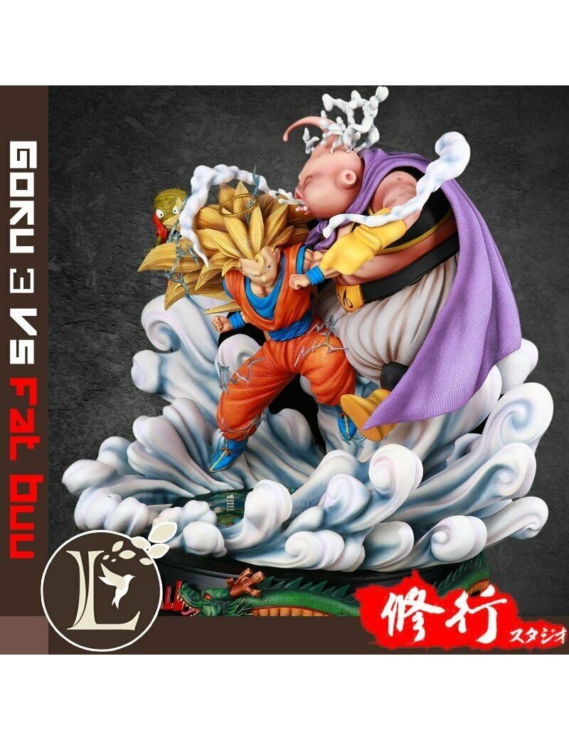 Master Grade 1/6 Super Goku 3 VS Fat Buu Resin Statue