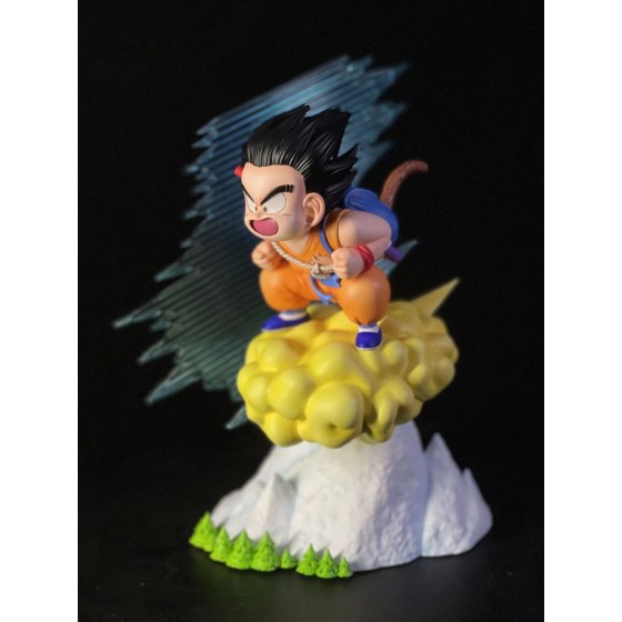 DB Studio Dragon Ball 1/4 & 1/8 Kid Goku with Flying Nimbus Resin Statue