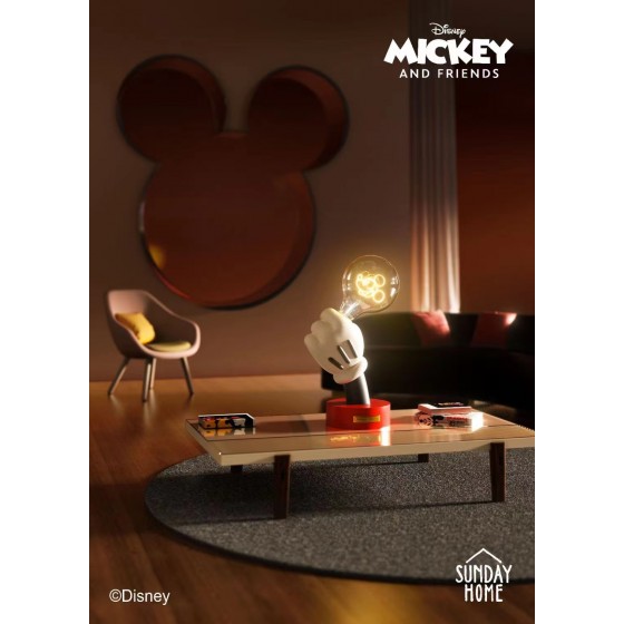 Disney Licensed SUNDAY HOME Mickey Hand Hold the Light