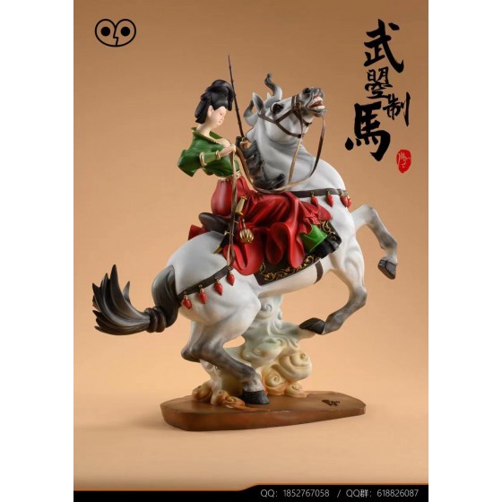 Montage Studio Original Design - Wu Zhao Trains the Horse Resin Statue
