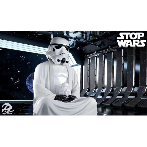 DP9 Studio Star Wars - Stop Wars Stormtrooper 1/2 & 1/4 Scale Resin Statue