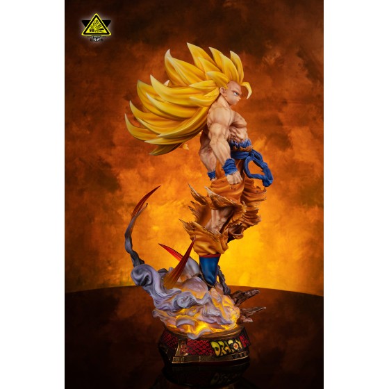 Super Bomb Studio Dragon Ball SSJ3 Goku 1/4 & 1/8 Scale Resin Statue