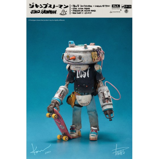 Kow Yokoyama x Coaldog - Jump Snowman - 6” Scale Action Figure