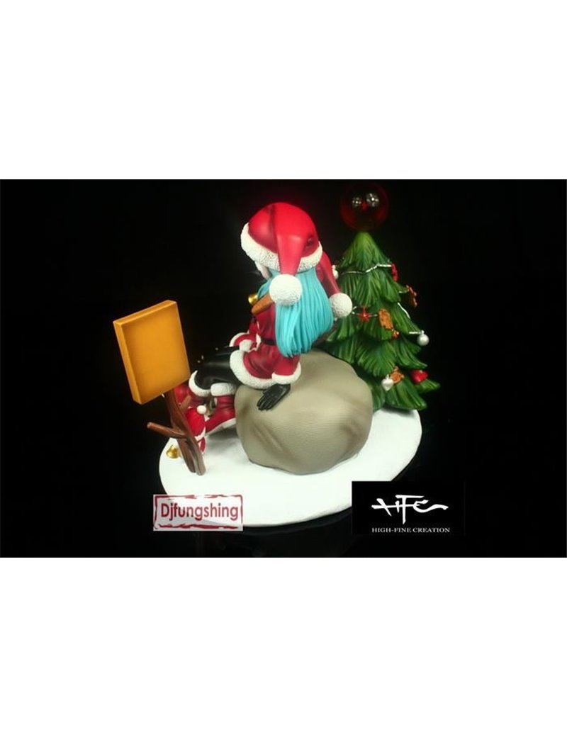 Djfungshing Dragonball Christmas Kid Goku & Bulma Resin Statue