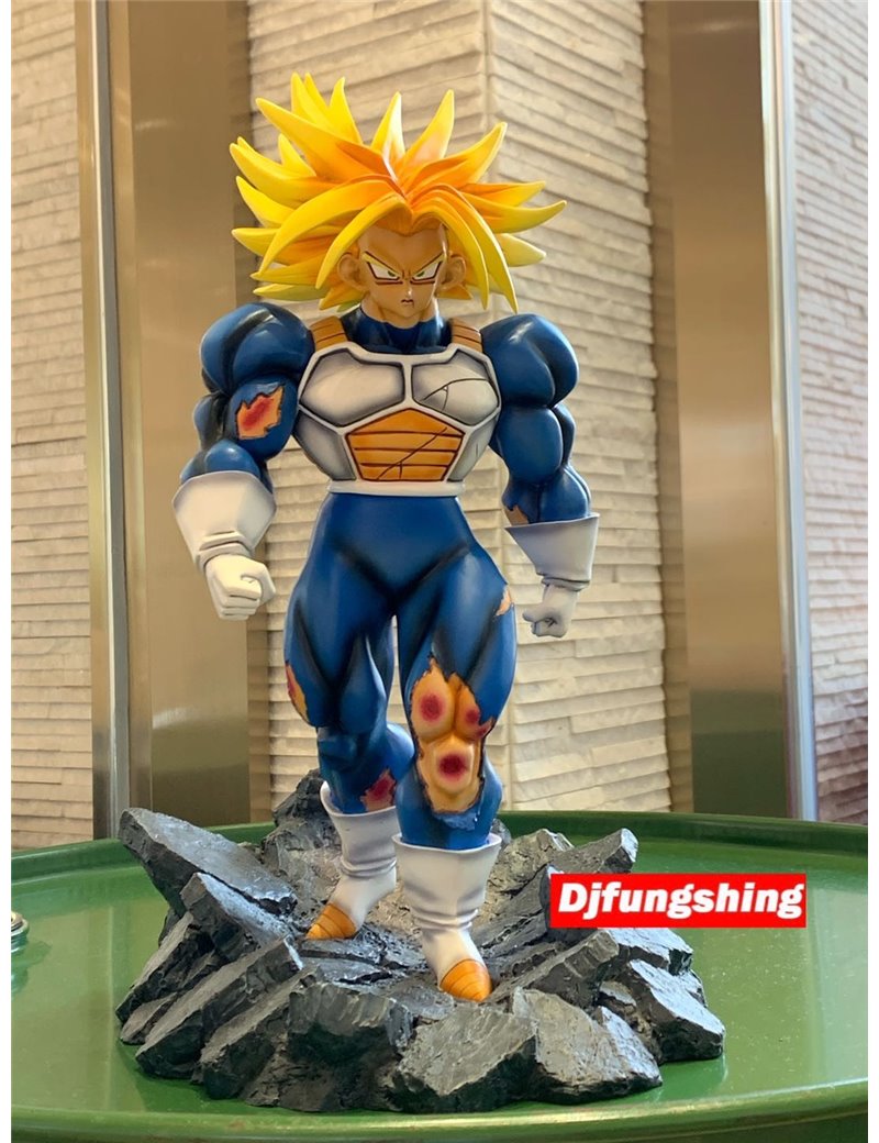 Djfungshing Battle Wounded Trunks Resin Statue 12 Inch