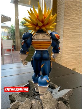 Djfungshing Battle Wounded Trunks Resin Statue 12 Inch
