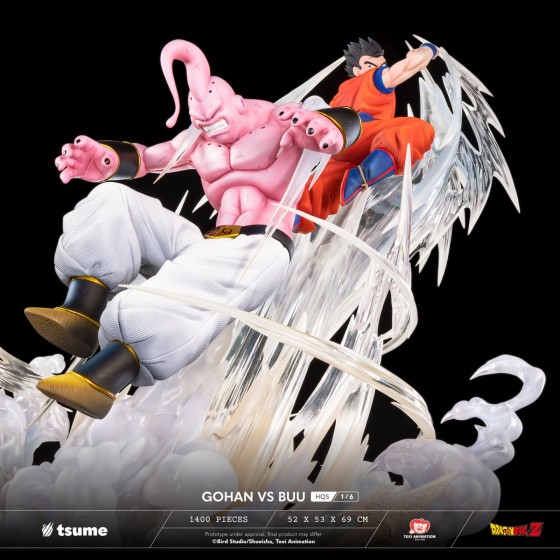 Tsume HQS Dragon Ball Gohan vs. Buu 1/6 Resin Statue