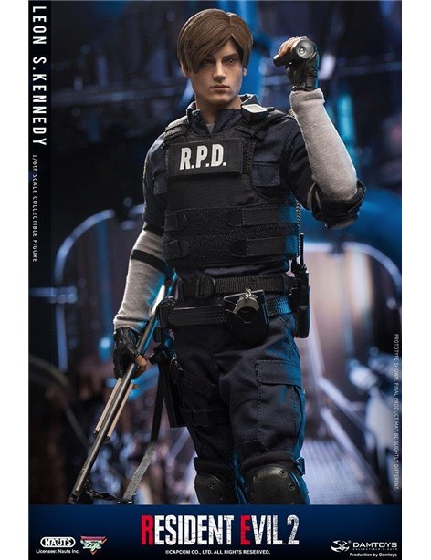 resident evil 2 leon figure