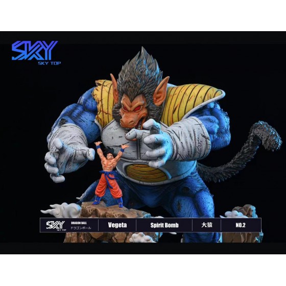 Sky Top Studio Dragon Ball Great Ape Vegeta and Goku