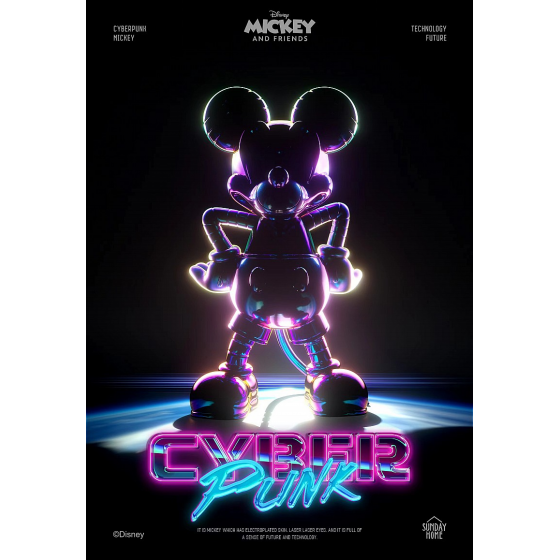 Sunday Home Disney Licensed Cyberpunk Mickey