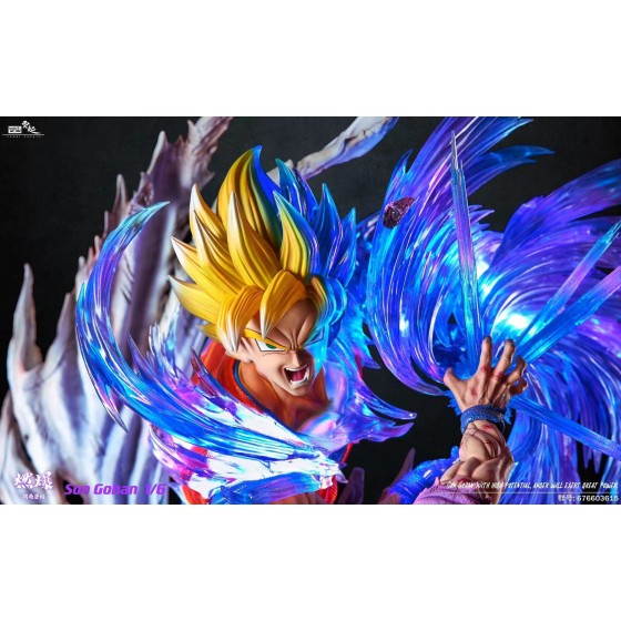 Yunqi Studio Dragon Ball Goku and Gohan Resin Statue