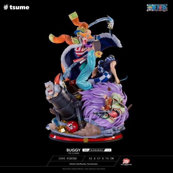 Tsume HQS DIORAMAX One Piece Buggy the Clown 1/4 Resin Statue