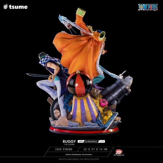 Tsume HQS DIORAMAX One Piece Buggy the Clown 1/4 Resin Statue