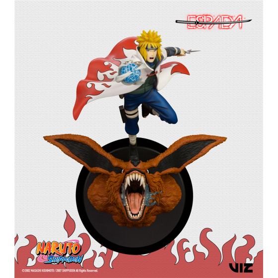 Espada Art Naruto Shippuden Minato Namikaze vs. Kurama Hanging Picture
