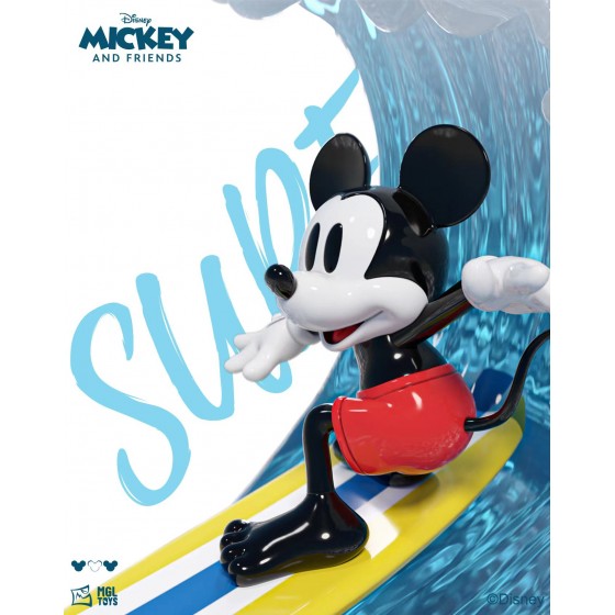 MGL Toys Disney Licensed Surfing Mickey Resin Statue