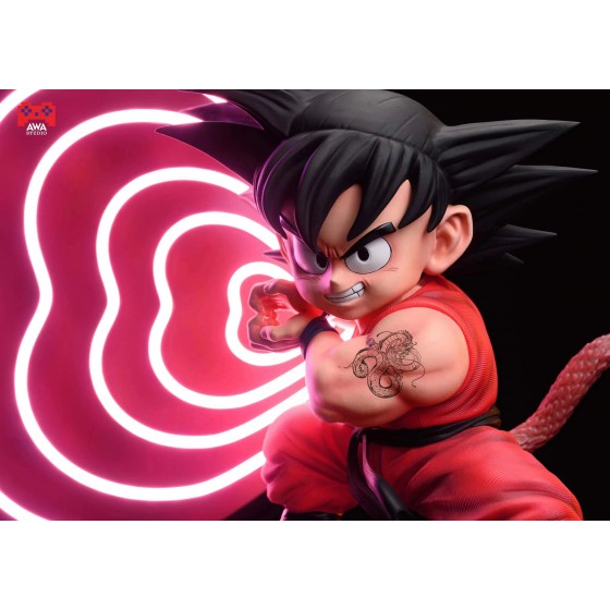 AWA Studio Dragon Ball Kid Goku Heart Kamekameha