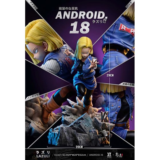 DIM Model x Z Studio Dragon Ball Android 18 1/6 Resin Statue