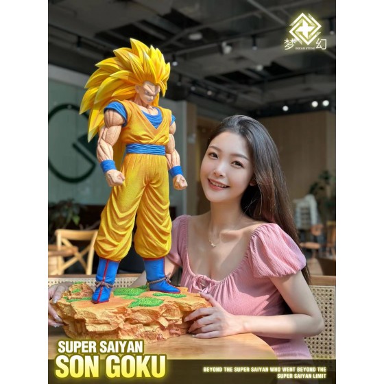 Dream Studio Dragon Ball SSJ3 Goku 1/3 & 1/6 Scale Statue