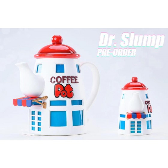 Dr. Slump Penguin Village Coffee Pot