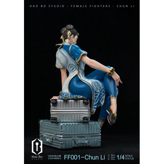 Hao Bo Studio Female Fighters - Chun-Li 1/4 Resin Statue