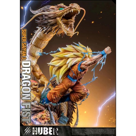 Huben Studio Dragon Ball SSJ3 Goku Dragon Fist 1/6 Scale Statue