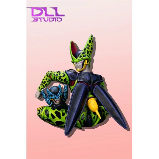 DLL Studio Dragon Ball Cell and Cell Jr. Resin Statue