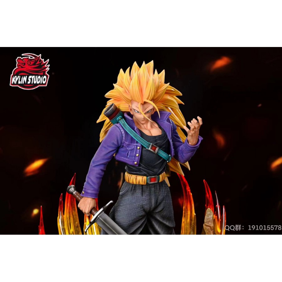 Kylin Studio Dragon Ball SSJ3 Trunks 1/4 & 1/6 Scale Statue