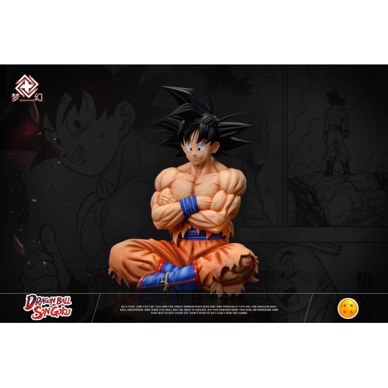 Dream Studio Dragon Ball Sitting Goku 1/4 &B 1/6 Scale Statue