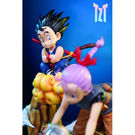 TZT Studio Dragon Ball Kid Goku and Bulma 1/6 Resin Statue
