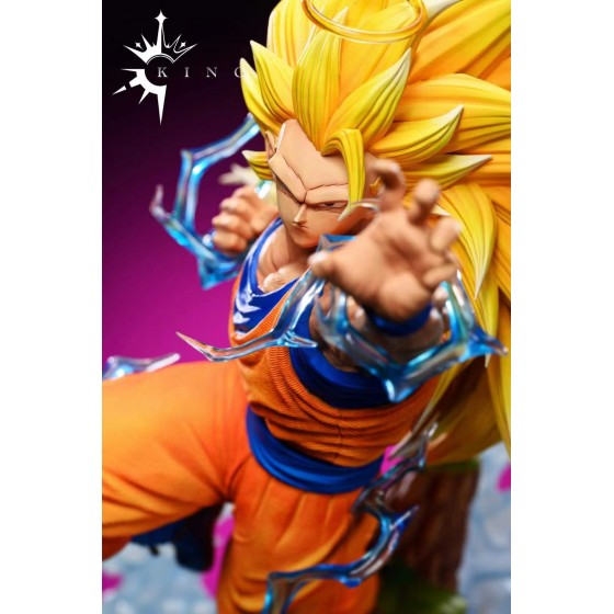 KING Studio Dragon Ball SSJ3 Goku Resin Statue