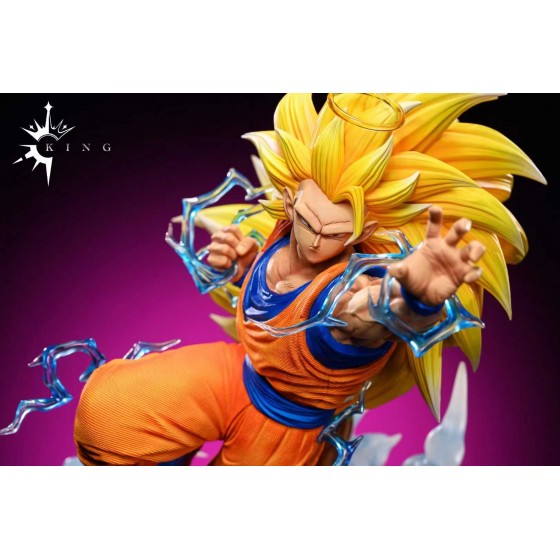 KING Studio Dragon Ball SSJ3 Goku Resin Statue
