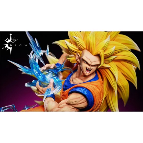 KING Studio Dragon Ball SSJ3 Goku Resin Statue