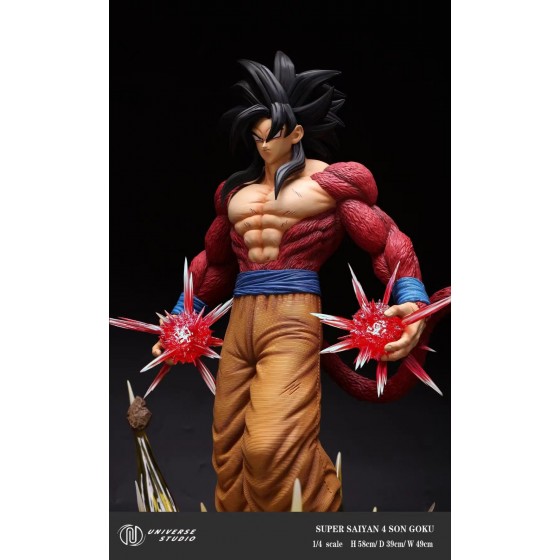 Universe Studio Dragon Ball SSJ4 Goku 1/4 Scale Statue