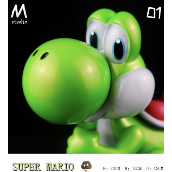 M Studio Super Mario and Yoshi Resin Statue