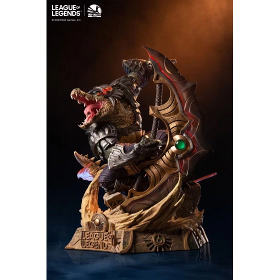 Infinity Studio League of Legends Butcher of the Sands Renekton Resin Statue