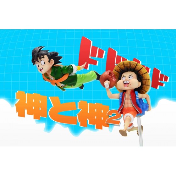 League Studio Goku and Luffy