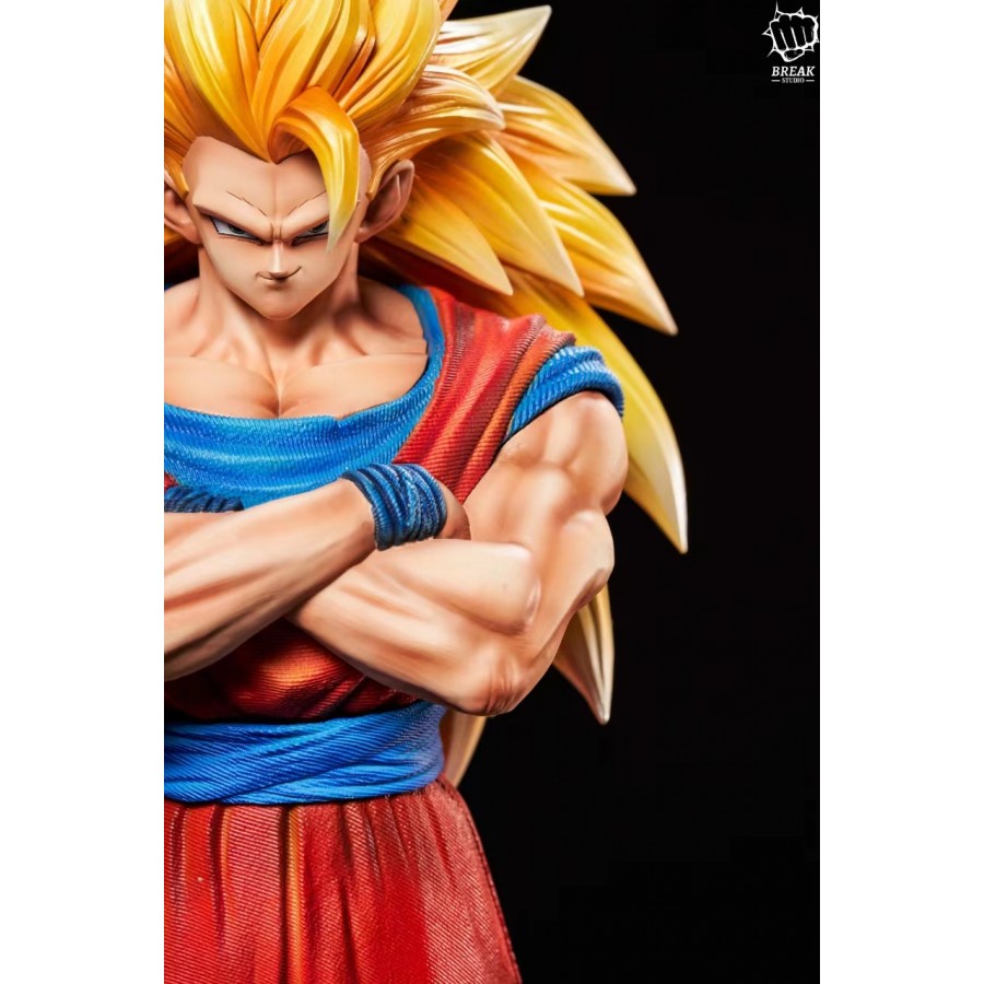 Break Studio Son Goku SS3 Resin Figurine Dragon Ball Statue 30cm