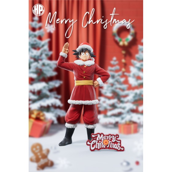 Happy Studio Dragon Ball Santa Claus Goku and Snowman Buu