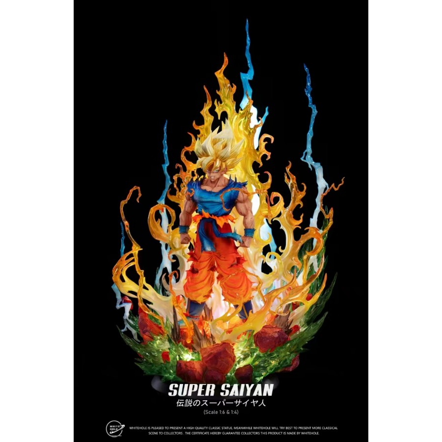 White Hole Studio Dragon Ball Super Saiyan Goku 1/4 & 1/6 Scale Statue
