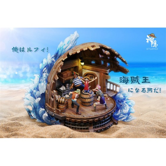 ShenYin Studio One Piece Luffy's First Appearance Resin Statue