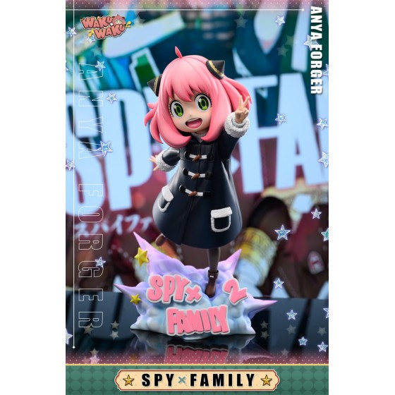 WakuWaku Studio Spy x Family V Sign Anya Forger Resin Statue