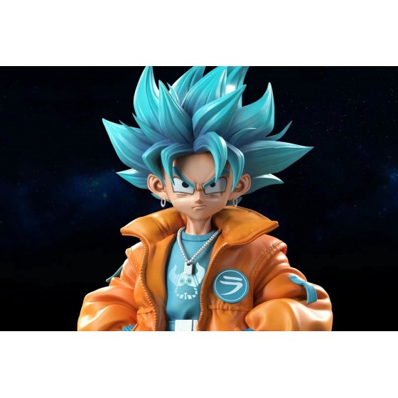 Strange Power Studio Blue Kid Goku Resin Statue