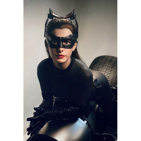Queen Studio QS Batman Catwoman  &  Batmobile Resin Statue