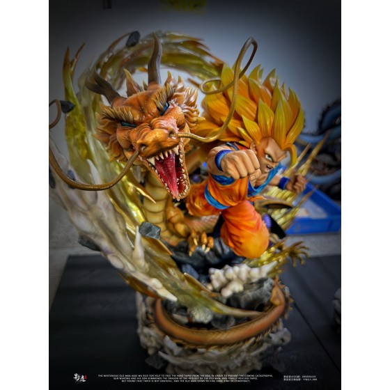 DIM Studio SS3 Goku Dragon Fist Resin Statue