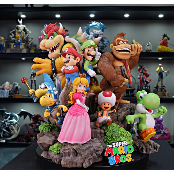 IN STOCK Joy Station Mario & Friends Princess Peach Roshi Luigi Resin Statue