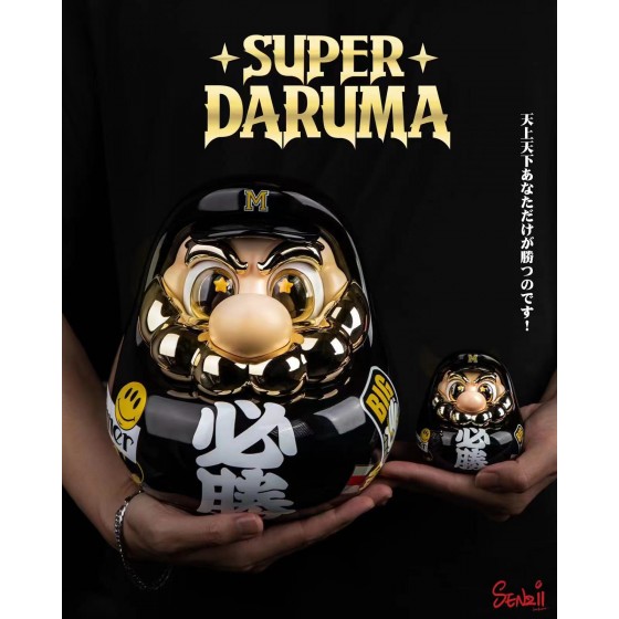 SENZII Fortune Super Daruma Resin Statue