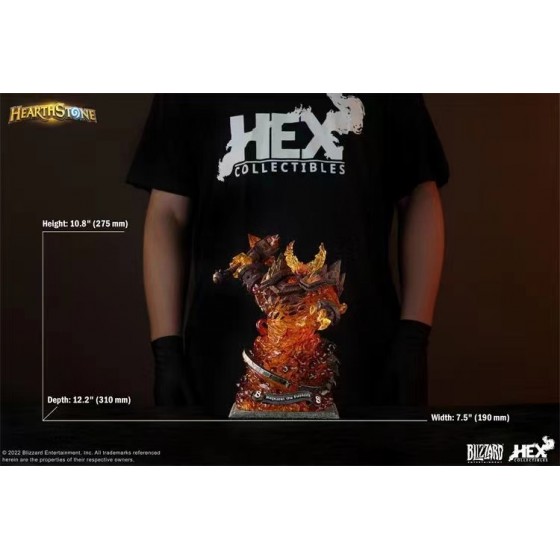 HEX Blizzard Hearthstone Ragnaros the Firelord Resin Statue