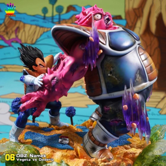 IN STOCK JacksDo Studio DBZ Vegeta vs Dodoria Resin Statue