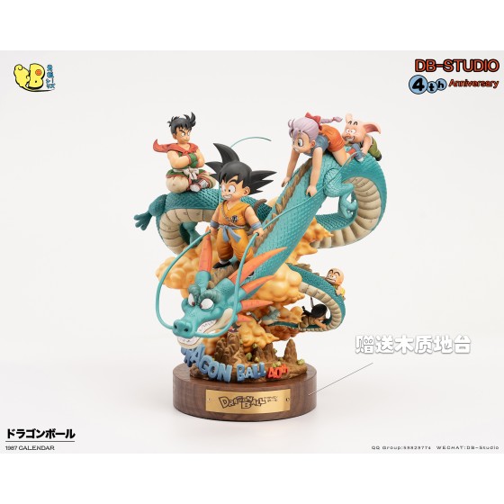 DB Studio Travel with Shenron Goku Bulma Krillin Resin Statue Diroama