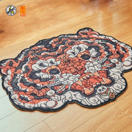 IN STOCK OFFART X HORIREN Hundred Cat Tiger King Carpet Rug